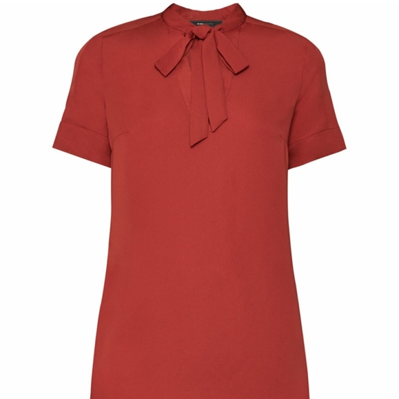 BCBGMAXAZRIA Tie-Neck Dress     BCBGMAXAZRIA - Picture 4 of 4